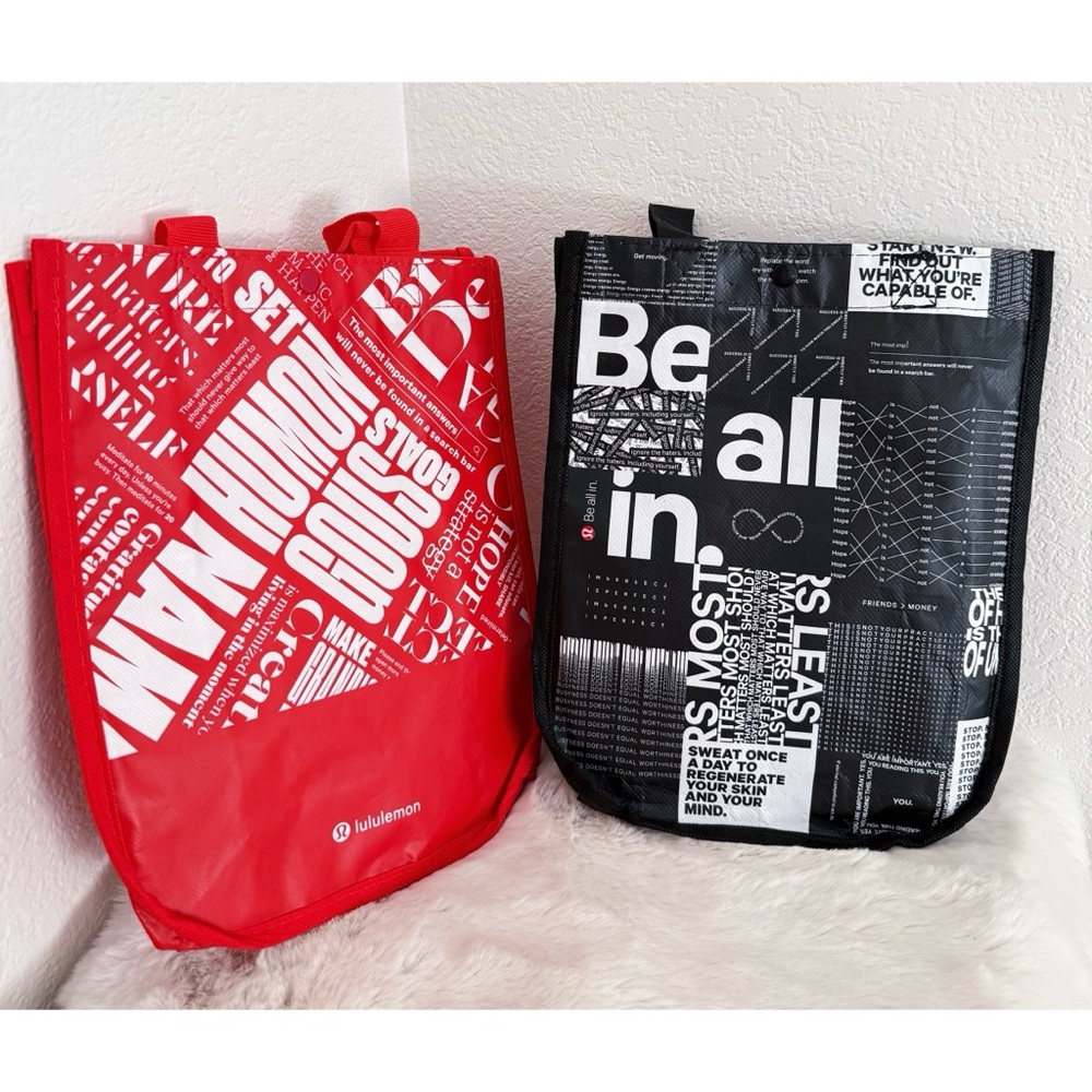 LULULEMON Black & Red Small